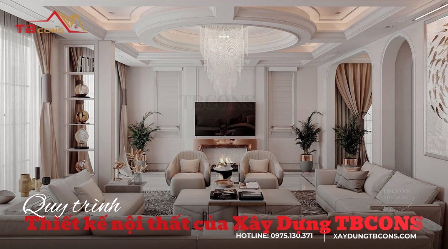 Quy trình thiết kế nội thất chuyên nghiệp tại TBCONS