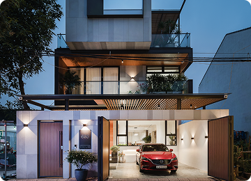 Dự Án Nhà Phố Anh Tân 2 tầng siêu đẹp, công năng đầy đủ