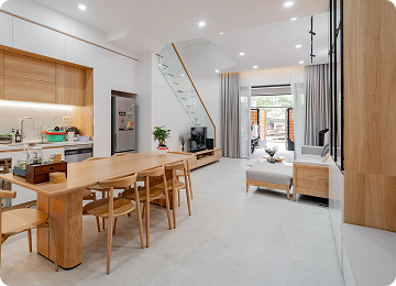 nội thất nhà phố thái 4 tầng siêu đẹp, công năng đầy đủ