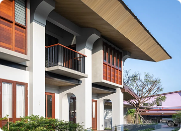 mẫu nhà mái bằng với thiết kế độc đáo với hệ thống tầng hầm